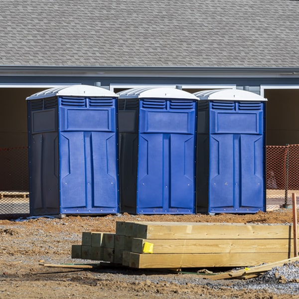 are there any restrictions on where i can place the porta potties during my rental period in Addison AL